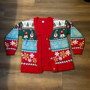 festive christmas cardigan